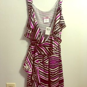 🆕 NWT Purple silky dress